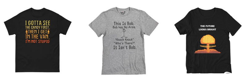 dark humor t shirt sayings