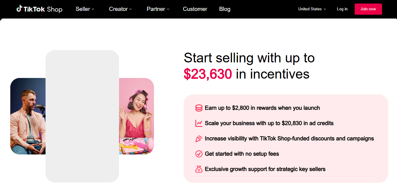Creators exploring selling incentives in the TikTok Shop affiliate program with EPROLO.