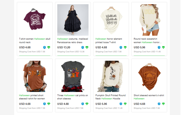 Halloween dropshipping clothing