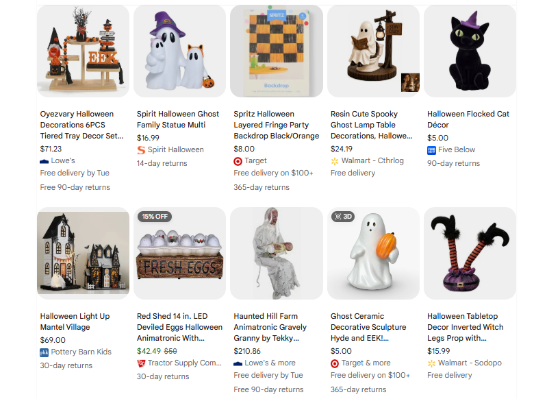 Halloween dropshipping decor