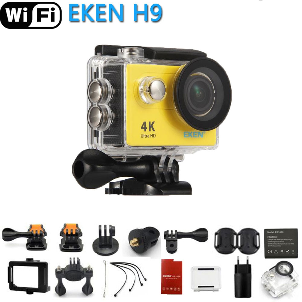 Original EKEN Action Camera eken H9 Ultra HD 4K WiFi Remote Control Sports Video Camcorder DVR DV go