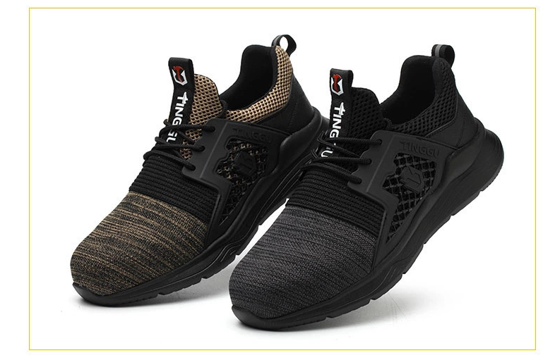 Anti-smash and Anti-puncture Ultra-light and Breathable Safety Shoes image 4