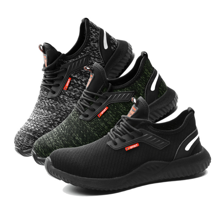 Summer Breathable Deodorant Labor Insurance Shoes Men's Steel Toe Cap Anti-smashing Shoes