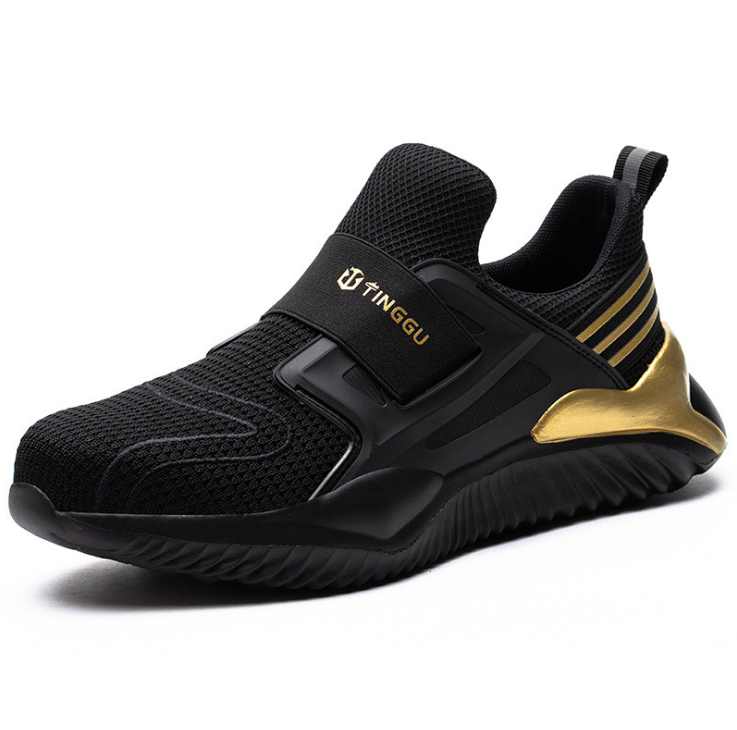 Men's Safety Shoes Anti-smashing and Anti-puncture Safety Shoes Casual Protective Shoes