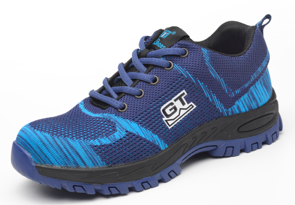 Summer Breathable Deodorant Flying Woven Labor Insurance Shoes Men's Anti-smash And Anti-piercing Safety Shoes image 5