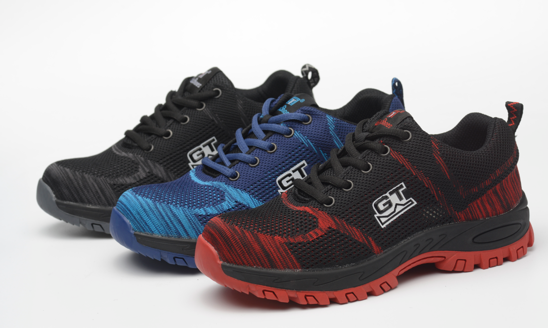 Summer Breathable Deodorant Flying Woven Labor Insurance Shoes Men's Anti-smash And Anti-piercing Safety Shoes