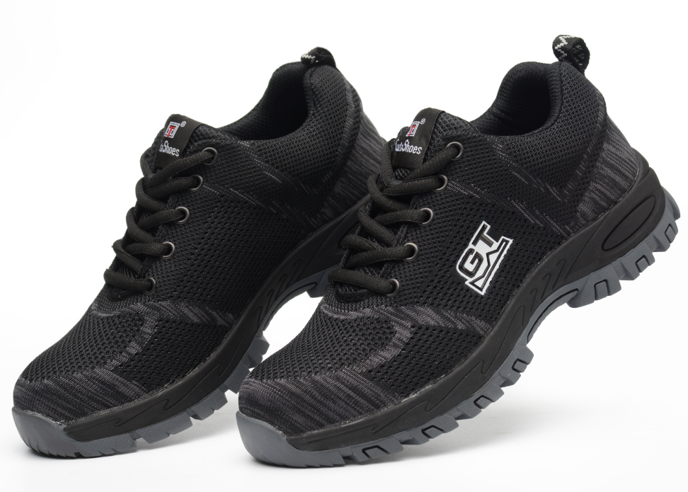 Summer Breathable Deodorant Flying Woven Labor Insurance Shoes Men's Anti-smash And Anti-piercing Safety Shoes image 4