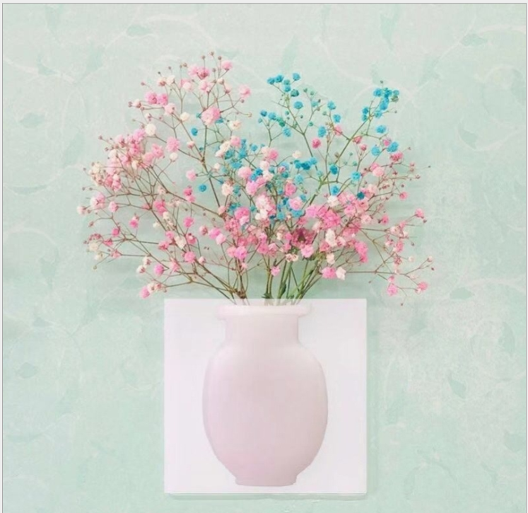 Innovative silicone adhesive vase for wall decoration and stylish display of flowers-3.jpg