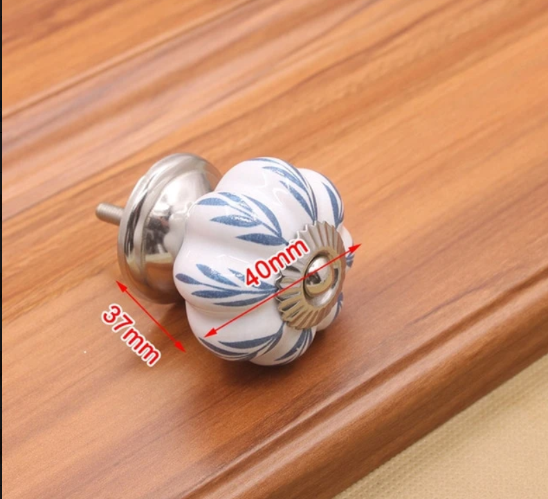 1x Round Ball Ceramic Cabinet Knob Cupboard Drawer door Pull Handle, Furniture Hardware Handle New