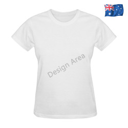 Women's T-Shirt in USA Size (Two Sides Printing)（Made in Australia, Ship to Australia and New Zealand Only）