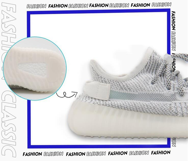 Ins super hot summer men's and women's flying sports casual breathable coconut luminous running shoes children's shoes image 3
