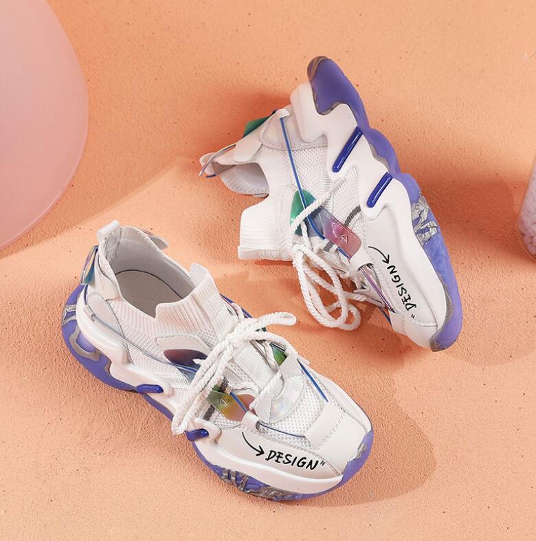 Women Flat Platform Shoes Breathable Comfortable Lightweight Casual Ladies Sneakers image 4