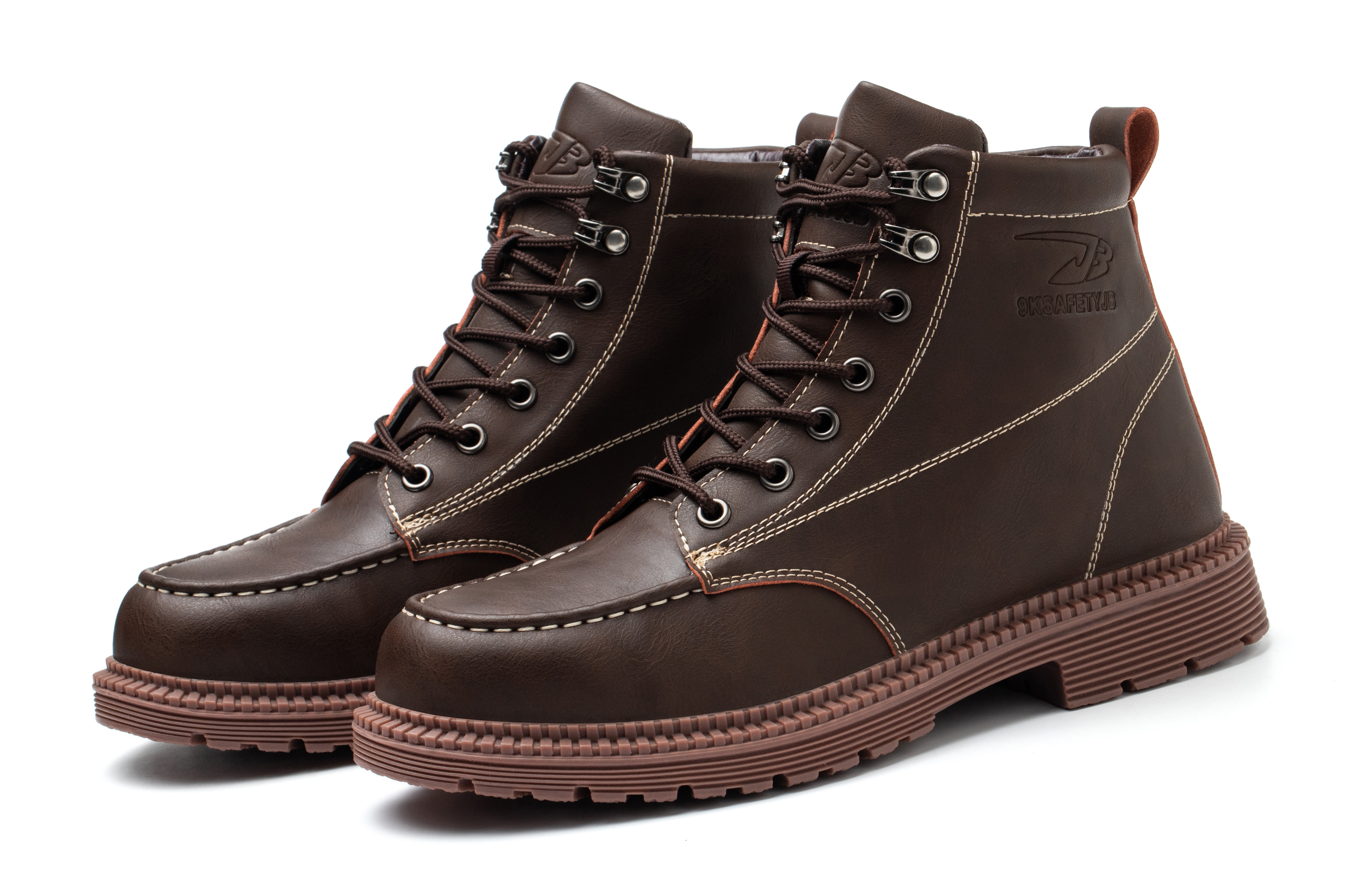 Comfortable And Durable Work Shoes Microfiber Leather Safety Shoes Men's Anti Smash And Anti Puncture Work Shoes image 3