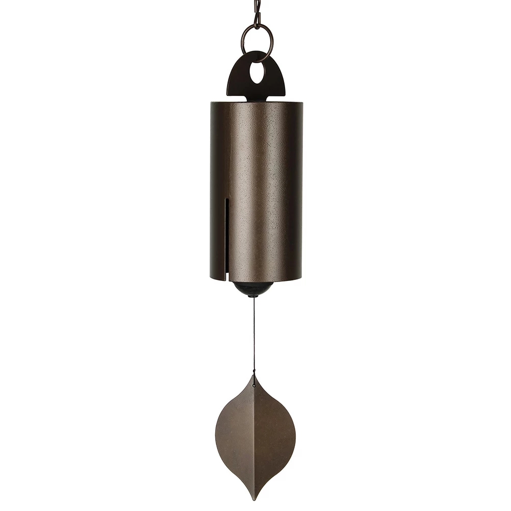Tranquil Bell Wind Chimes Family Outdoor Garden Courtyard Decoration 30x5cm Brown Wind Chimes