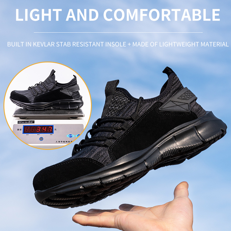 Labor Insurance Shoes Men's Anti-Smashing And Anti-Piercing Summer Breathable Steel-Toed Work Shoes Protective Shoes image 3