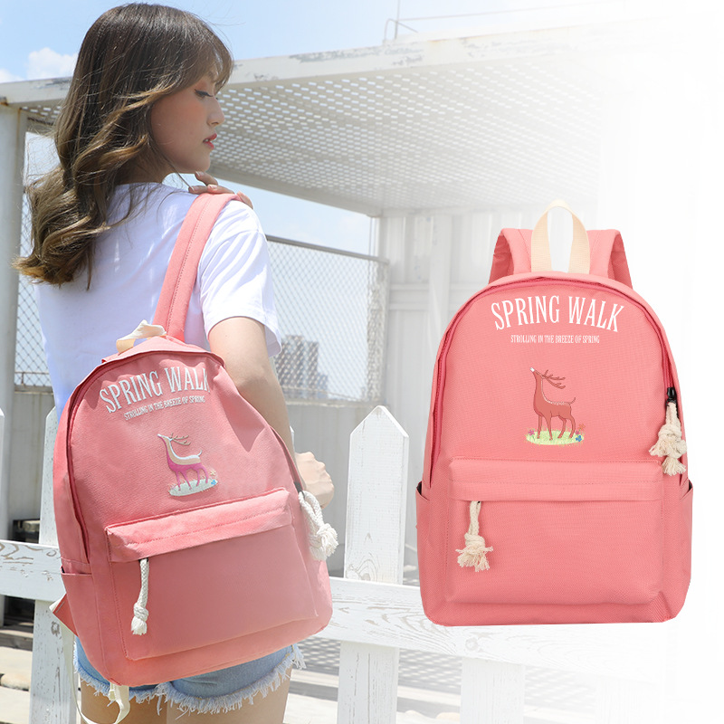 creative oxford cloth middle school student bag primary school student backpack anime backpack