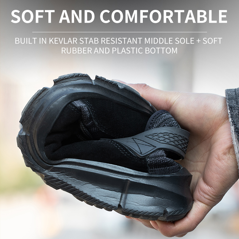 Labor Insurance Shoes Men's Anti-Smashing And Anti-Piercing Summer Breathable Steel-Toed Work Shoes Protective Shoes image 5