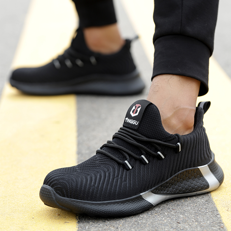 Summer Breathable Labor Insurance Shoes Men's Anti-Smashing Anti-Piercing And Stiff Safety Shoes image 5