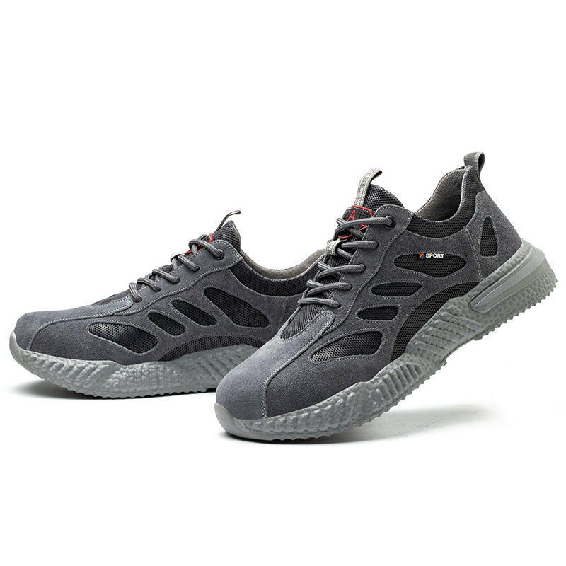 Men's Steel Toe Cap Anti-Smashing Anti-Piercing Insulated Non-Slip Breathable Work Shoes Lightweight Wear-Resistant Safety Shoes image 6