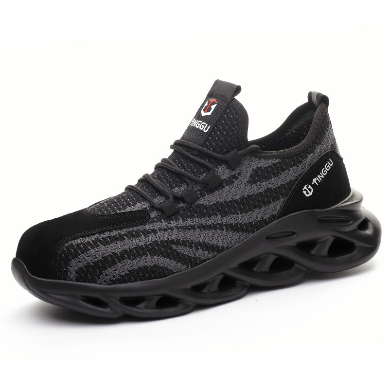 Summer Breathable Labor Insurance Shoes Men's Anti-Smashing, Anti-Piercing And Stiff Safety Shoes