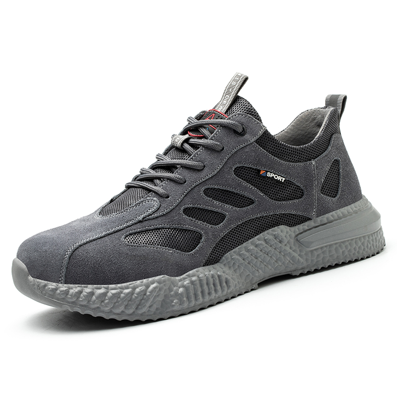 Men's Steel Toe Cap Anti-Smashing Anti-Piercing Insulated Non-Slip Breathable Work Shoes Lightweight Wear-Resistant Safety Shoes image 7
