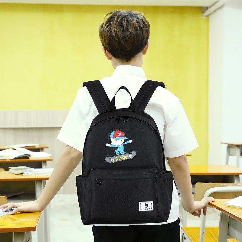Cartoon cute load reducing schoolbag printing college wind breathable backpack student wear