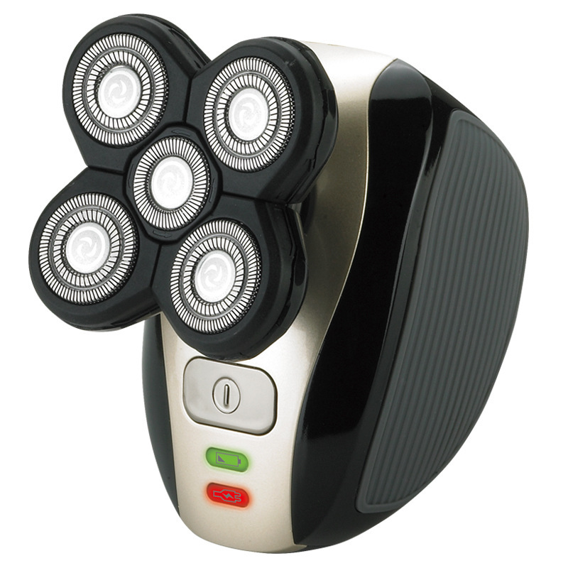 Front view showing rotary heads button and indicator lights