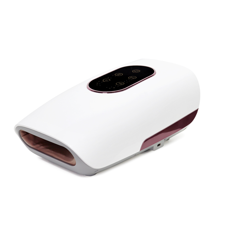 Product-only shot showing ergonomic form, white matte body with rose gold accents, highlighting premium quality