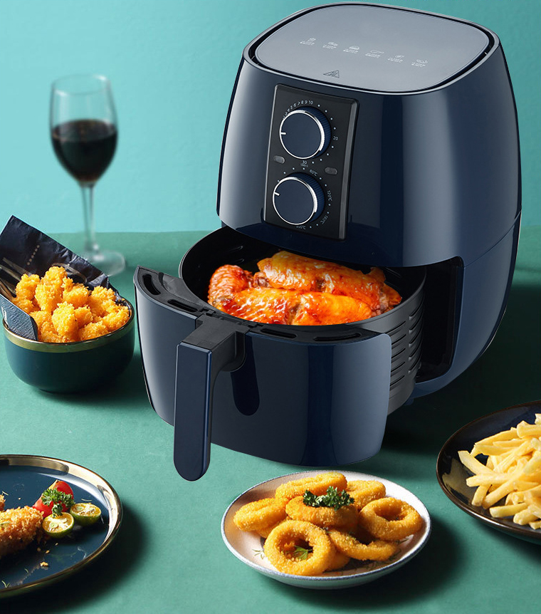 Visual Air Fryer Electromechanical Fryer Electric Oven Large Capacity Air 6L Multi-Function