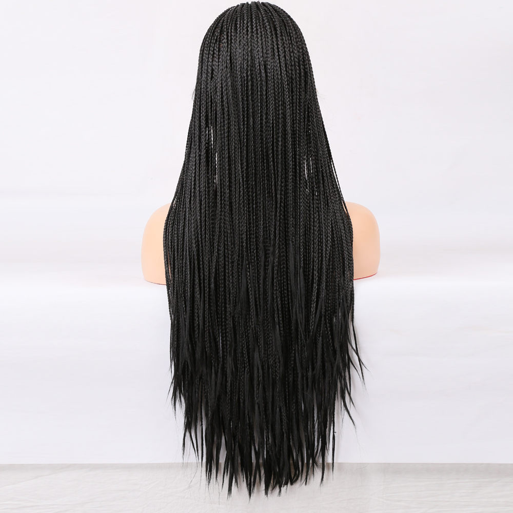 Full back coverage with continuous long braids