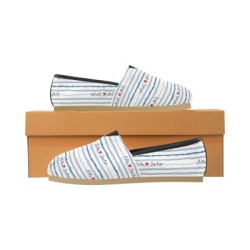 Casual Canvas Women's Shoes (Model 004) (Designs are mirrored)