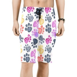 Men's All Over Print Relaxed-Fit Shorts (L16)