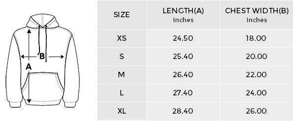 Groovy Gradients Jumper Size Chart