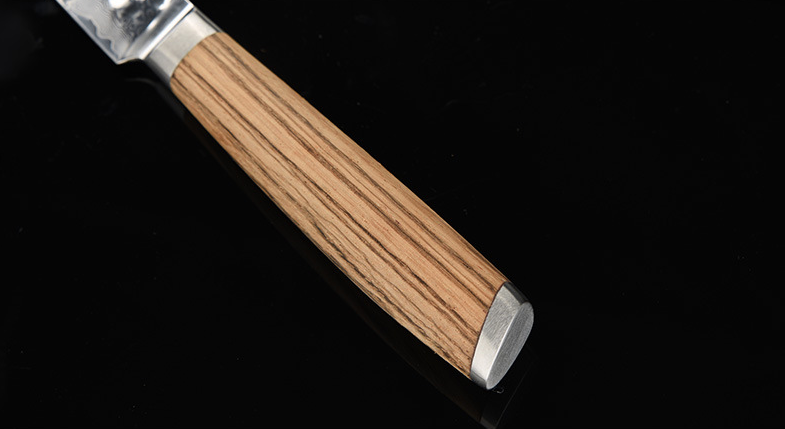 Zebra wood handle