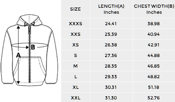 Striped Sensation Windbreaker Jacket Sizes