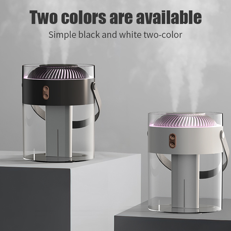 2.6L Large Capacity Humidifier Dual-Jet Ultrasonic Air Hydration ...