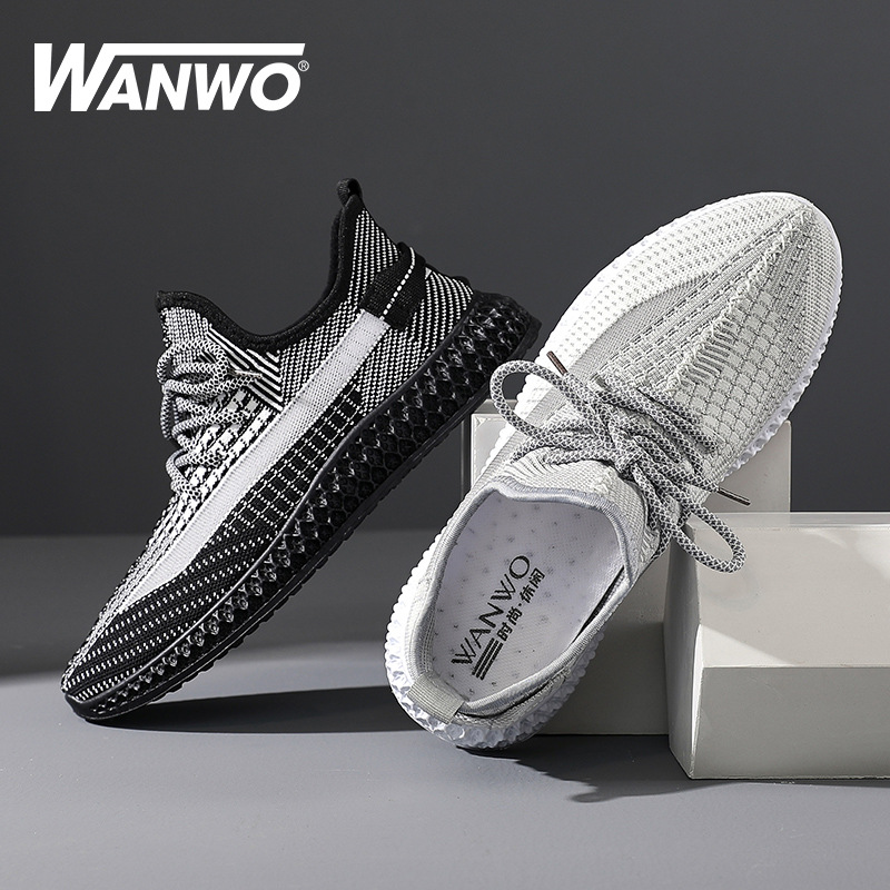 Men's Breathable Mesh Sneakers with Height-Boosting Sole 2