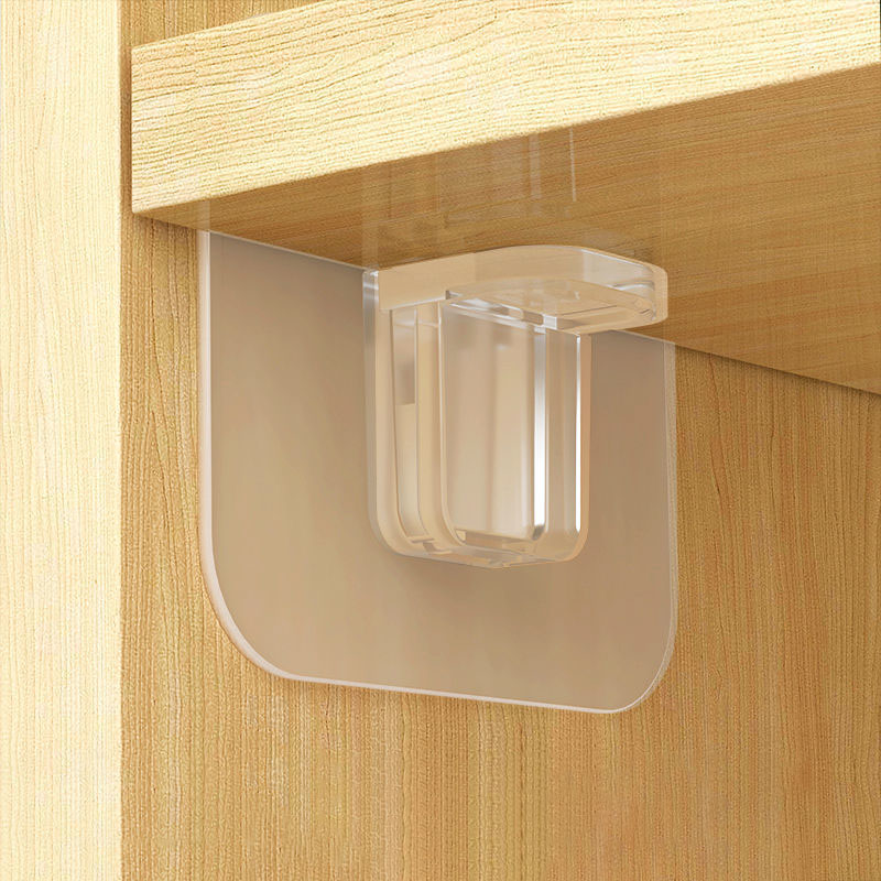 Punch-Free Clapboard Support Holder Layer Plate Support Nail Wardrobe Cabinet Nail-Free Paste Support Sheet Shelf Triangle Bracket