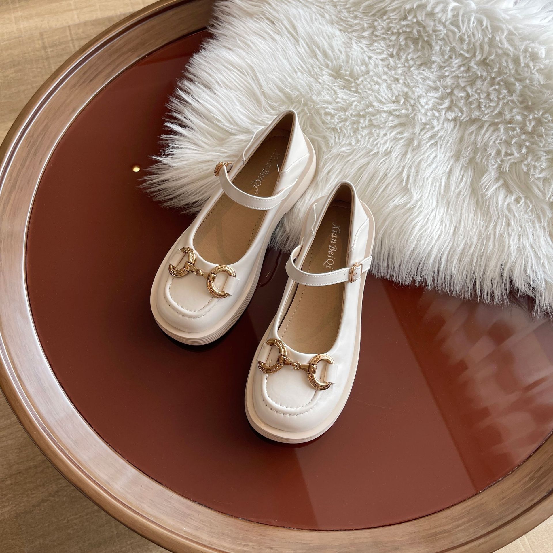 Women's Shoes Summer Single Shoes Two Wear Shallow Scoop Shoes Platform Sole Shoes Retro image 5