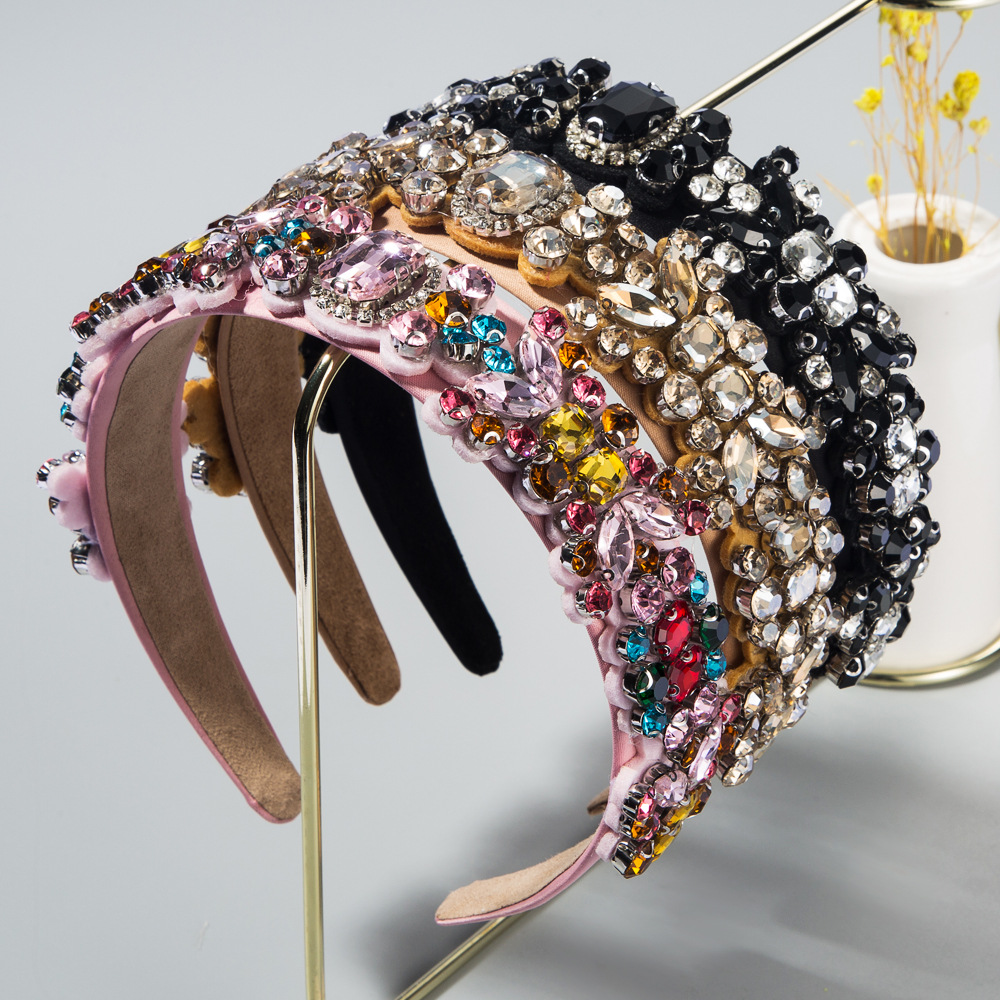 Padded fabric-covered headbands showing soft inner surfaces