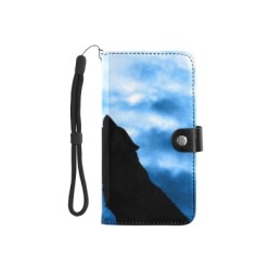 Flip Leather Purse for Mobile Phone(Model1704)
