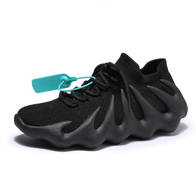 Flying Woven Shoes Men And Women With Fish Octopus Coconut Shoes Couples Sports Shoes Volcano Socks Shoes image 4