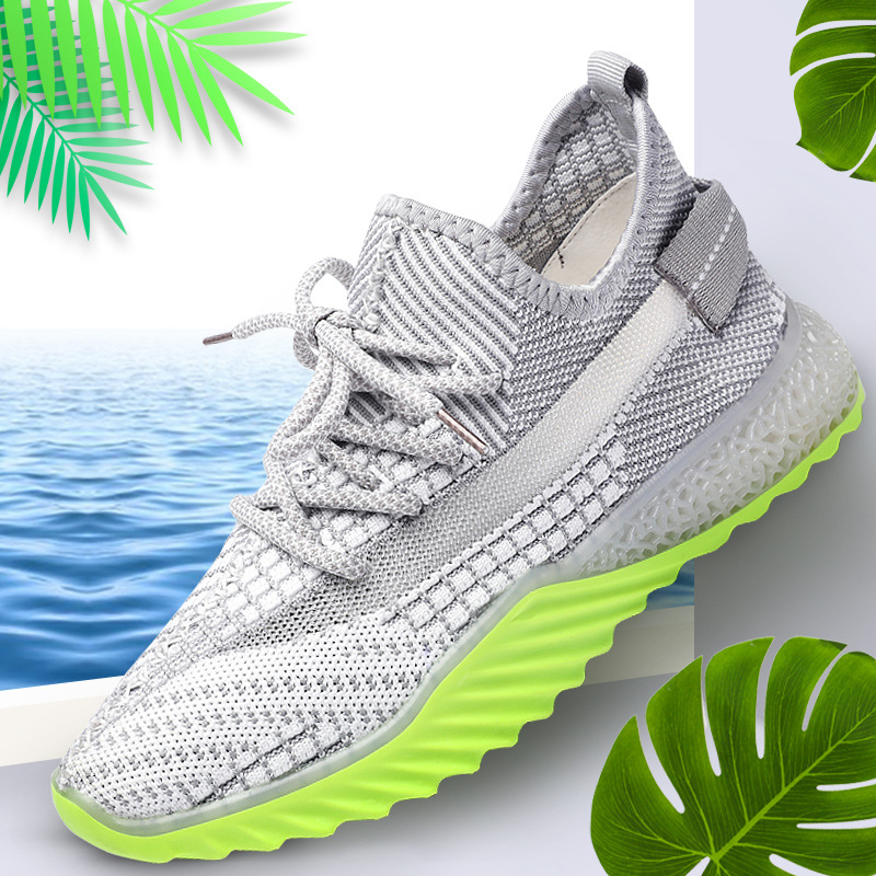 Women's Trendy Woven Wedge Sneakers 2