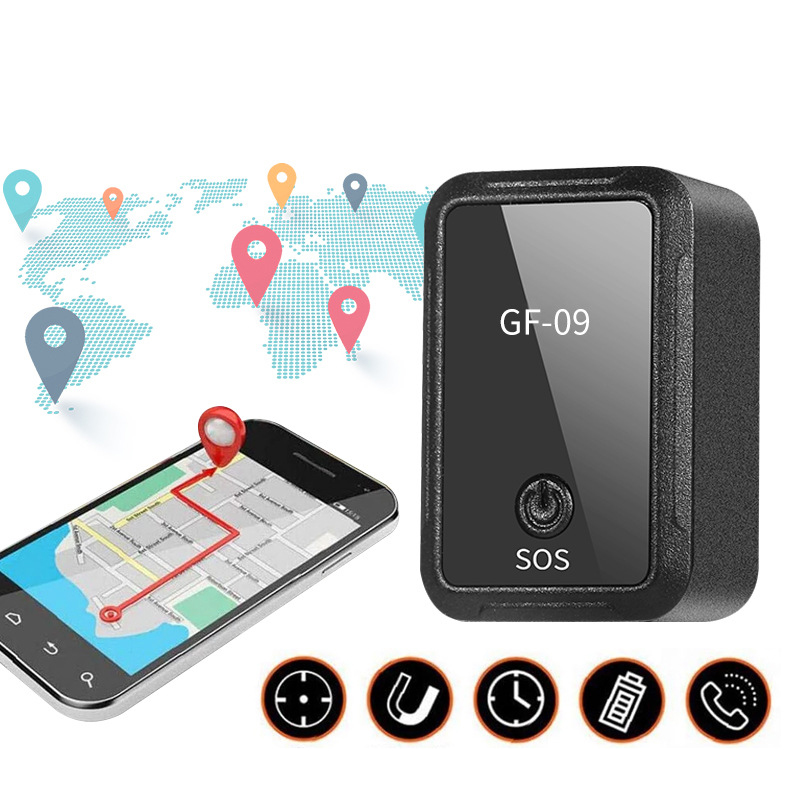 GF09 Locator Elderly And Children Anti-Lost Device Strong Magnetic Installation Free Car Anti-Theft