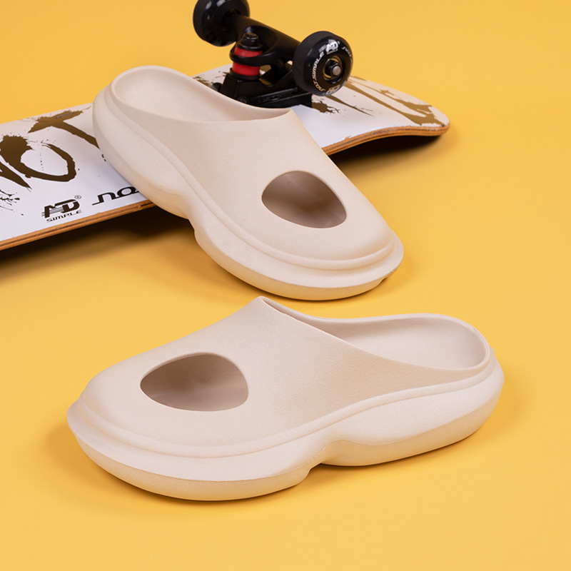 Dad Fried Street Men's Slippers Summer Wear Trend Baotou Sandals image 3