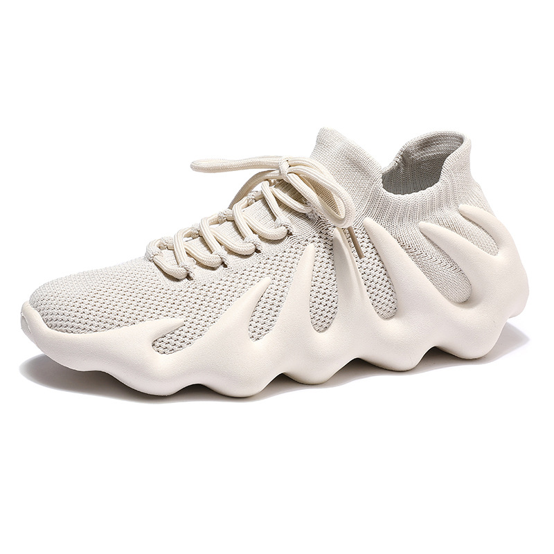 Flying Woven Shoes Men And Women With Fish Octopus Coconut Shoes Couples Sports Shoes Volcano Socks Shoes image 5