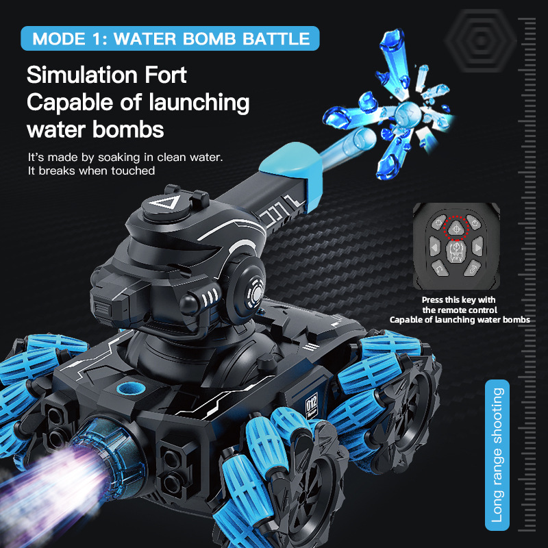 Remote Control Tank Spray Can Launch Number Remote Control Car Metal ...