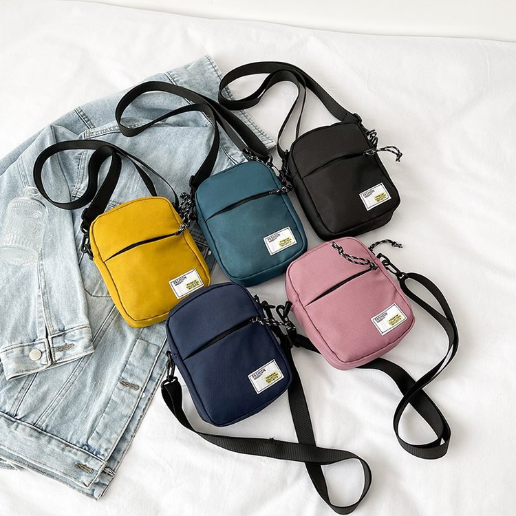 Simple Texture Bag Women's Summer New Girl Small Bag Under The Arm Messenger Small Square Bag Solid Color Single Shoulder Small Bag