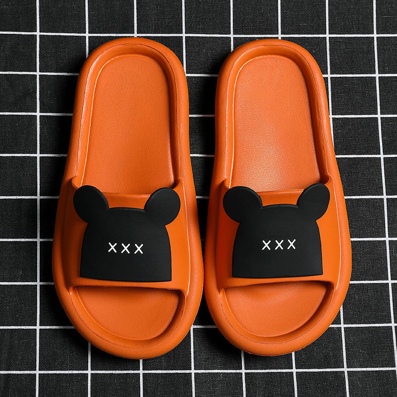 Summer Slippers Women Wear Bathroom Bath Non-Slip Home Household Couples Indoor Cartoon Cute Sandals And Slippers To Go Out image 9