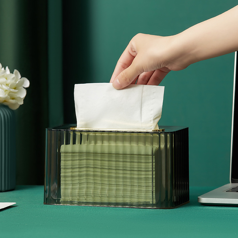 Home Living Room Tissue Box Nordic Ins Simple Modern Desktop Coffee Table Napkin Wall-Mounted Spring Paper Box